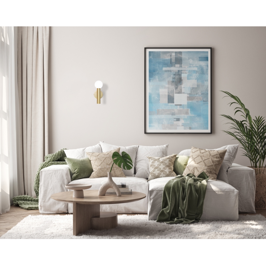 ITALUX - Επιτοίχιο φωτιστικό FILANO 1xG9/5W/230V χρυσό