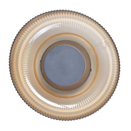 ITALUX - Φωτιστικό οροφής LED PASSO LED/8W/230V 3000K διάμ. 25 εκ. καπνιστό μπεζ