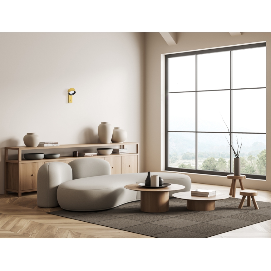 ITALUX - LED επιτοίχιο φωτιστικό OTAL LED/1,8W/230V 4000K κίτρινο