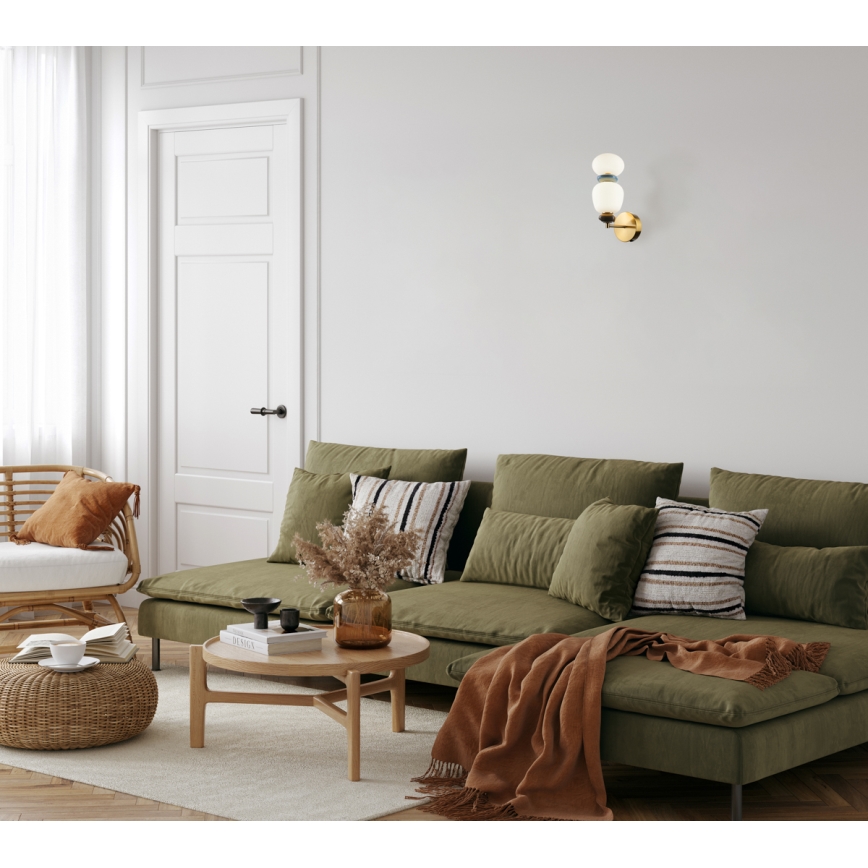 ITALUX - Επιτοίχιο φωτιστικό LED EVANS LED/12W/230V 3000K χρυσό
