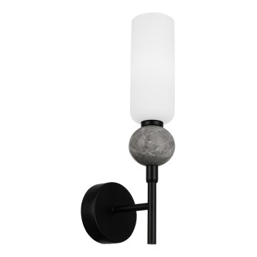 ITALUX - Επιτοίχιο φωτιστικό SANTOS 1xG9/40W/230V μαύρο