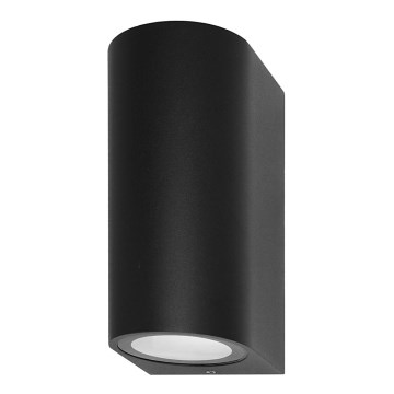 ITALUX - Εξωτερικό επιτοίχιο φωτιστικό GENTA 2xGU10/40W/230V IP54 15 εκ.
