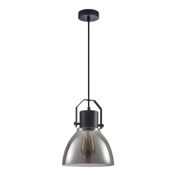 ITALUX - Κρεμαστό φωτιστικό οροφής  DARLENA 1xE27/40W/230V μαύρο