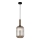 ITALUX - Πολύφωτο με συρματόσχοινο ANTIOLA 1xE27/40W/230V διάμετρος 20 cm μπρονζέ