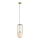 ITALUX - Πολύφωτο με συρματόσχοινο MATTY 1xE27/40W/230V 95,5 cm χρυσαφί