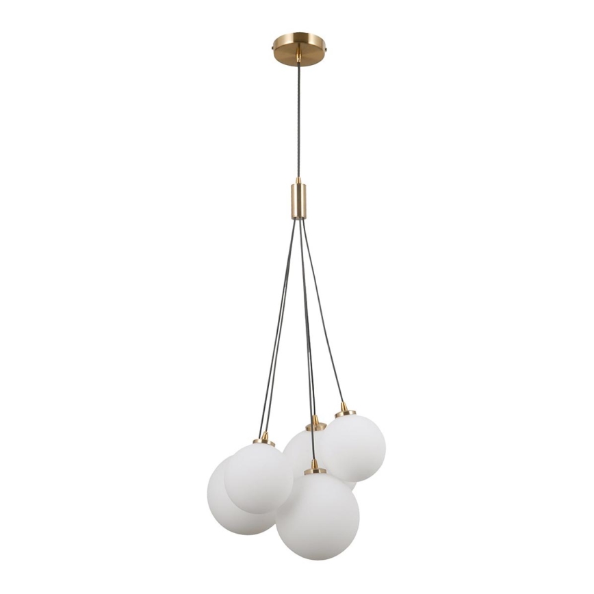 ITALUX - Πολύφωτο με συρματόσχοινο PERLOS 5xG9/5W/230V