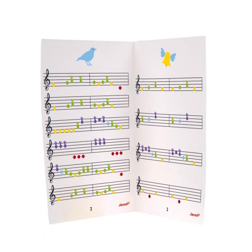 Janod - Ηλεκτρονικό πιάνο CONFETTI 4xAA