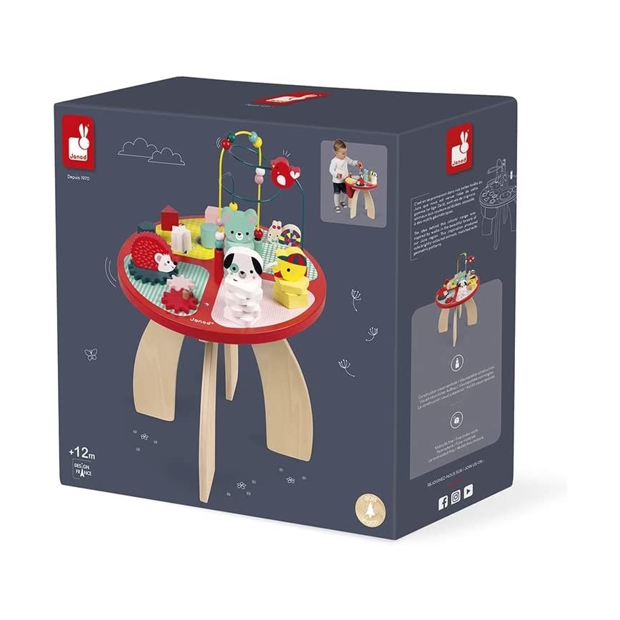 Janod - Παιδικό τραπέζι δραστηριοτήτων BABY FOREST
