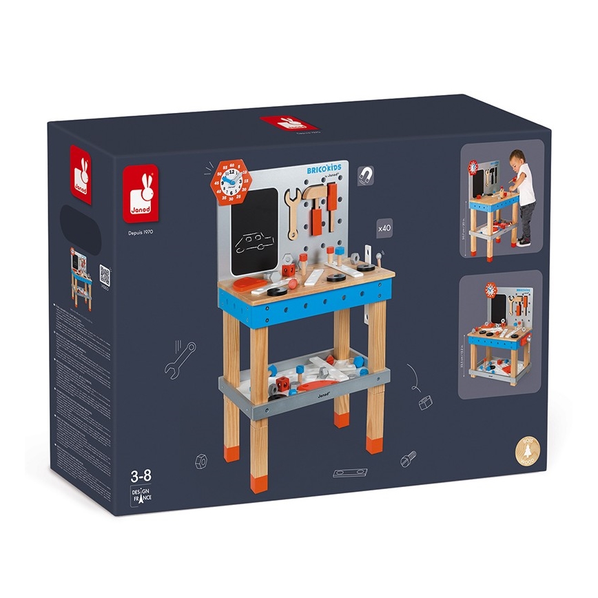 Janod - Παιδικό εργαστήριο με εργαλεία BRICOKIDS