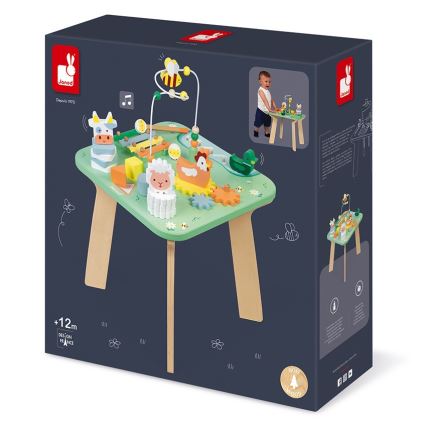 Janod - Παιδικό διαδραστικό τραπεζάκι λιβάδι