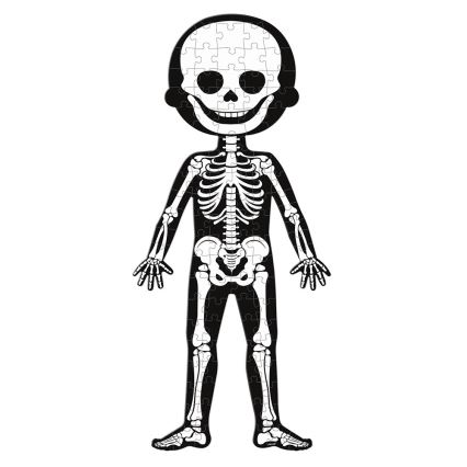 Janod - Παιδικό εκπαιδευτικό παζλ 225 τεμ. ανθρώπινο σώμα