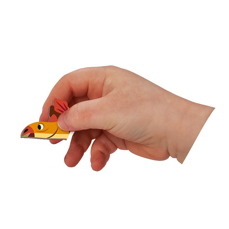 Janod - Μαγνητικό διαδραστικό σετ MAGNETIBOOK δεινόσαυροι