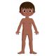 Janod - Εκπαιδευτικό παιδικό παζλ 225 τμχ ανθρώπινο σώμα