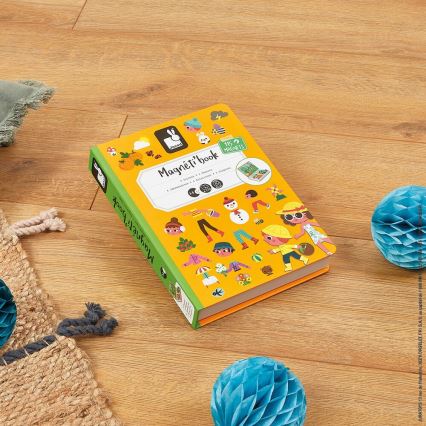 Janod - Μαγνητικό διαδραστικό σετ MAGNETIBOOK εποχές του χρόνου