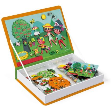 Janod - Μαγνητικό διαδραστικό σετ MAGNETIBOOK εποχές του χρόνου