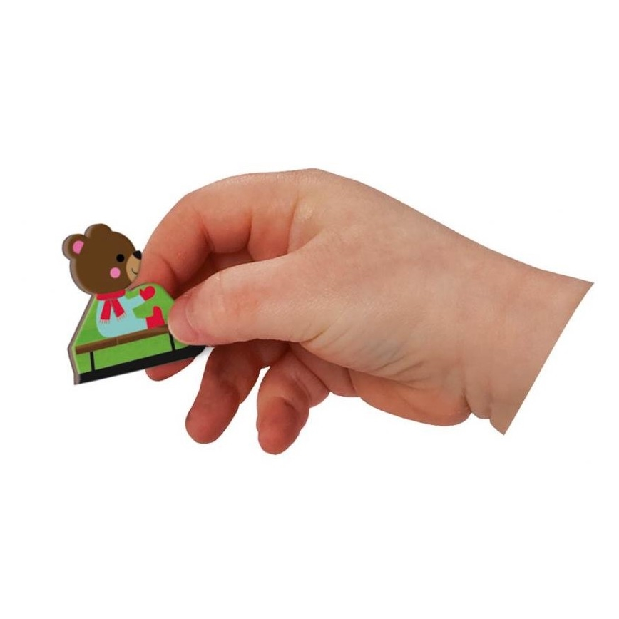 Janod - Μαγνητικό διαδραστικό σετ MAGNETIBOOK εποχές του χρόνου