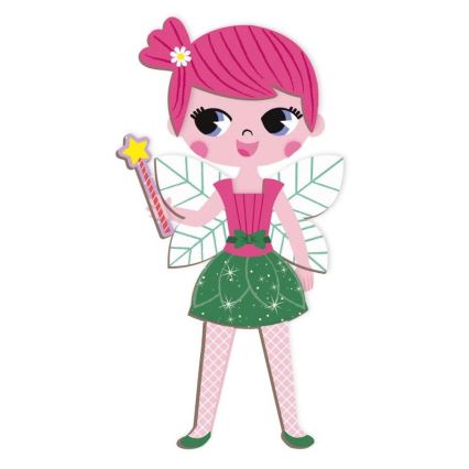 Janod - Μαγνητικό διαδραστικό σετ MAGNETIBOOK κορίτσι