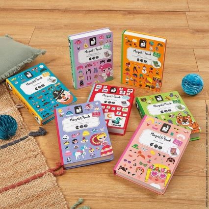 Janod - Μαγνητικό διαδραστικό σετ MAGNETIBOOK ζώα