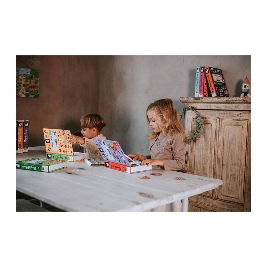 Janod - Μαγνητικό διαδραστικό σετ MAGNETIBOOK ζώα