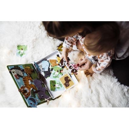 Janod - Μαγνητικό διαδραστικό σετ MAGNETIBOOK ζώα