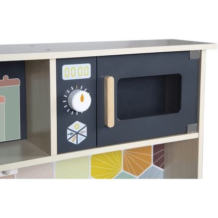 Janod - Ξύλινη κουζίνα με LED επιφάνεια MOZAIC 2xLR6