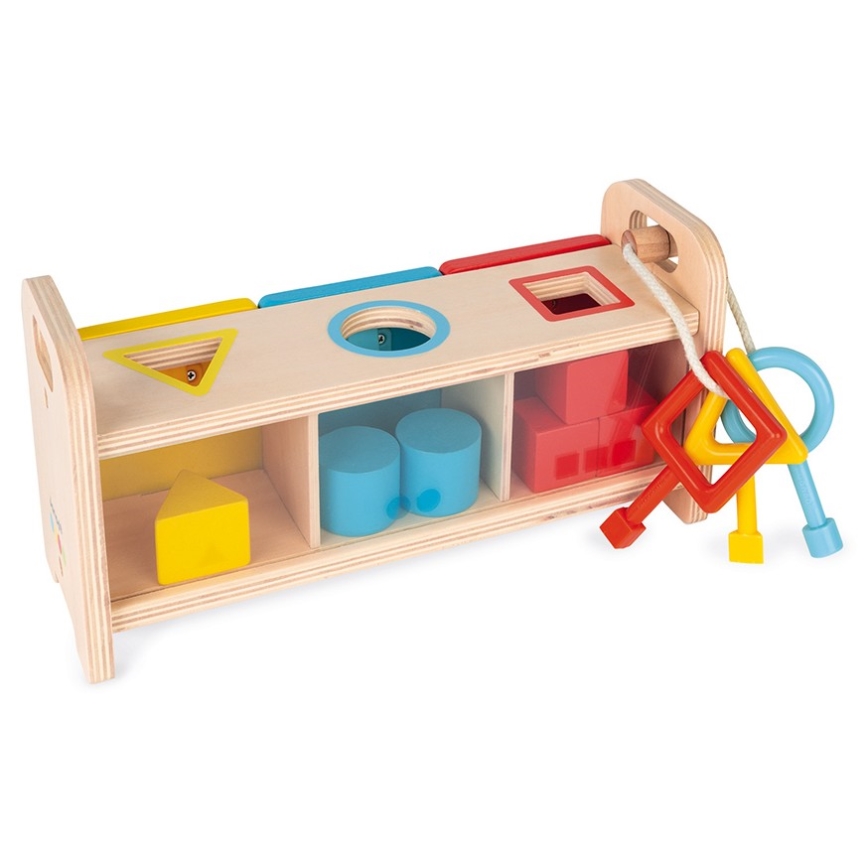 Janod - Ξύλινο εκπαιδευτικό παιχνίδι MONTESSORI 10 τμχ