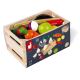 Janod - Ξύλινο κουτί με φρούτα και λαχανικά