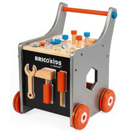 Janod - Ξύλινο περπατούρα με εργαλεία BRICOKIDS