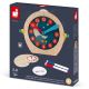 Janod - Παιδικό ξύλινο ρολόι LEARNING TOYS