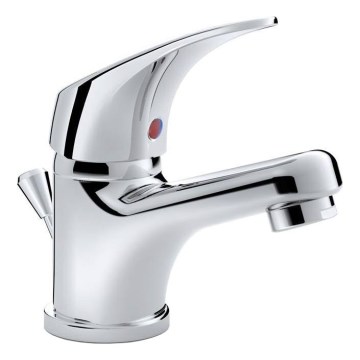 JIKA H3111N10041111 - Μπαταρία νιπτήρος + βαλβίδα με υπερχείλιση TALAS 12,3 cm γυαλιστερό χρώμιο