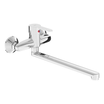 JIKA H3111Z70042401 - Μπαταρία νιπτήρος LYRA 15x35,1 cm γυαλιστερό χρώμιο