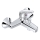 JIKA H3211N70044001 - Μπαταρία μπανιέρας TALAS 13,7 cm γυαλιστερό χρώμιο