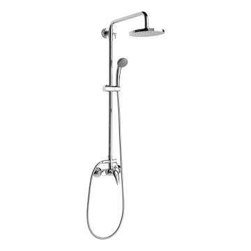 JIKA H3352770040001 - Σετ μπάνιου με μπαταρία LYRA γυαλιστερό χρώμιο