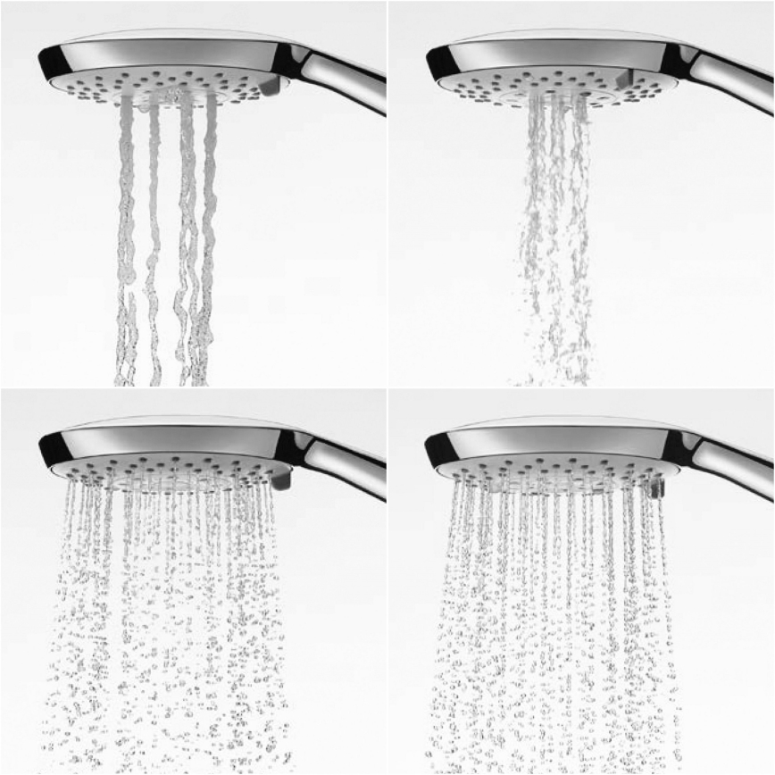 JIKA H3611X30044711 - Τηλέφωνο ντους CUBITO γυαλιστερό χρώμιο