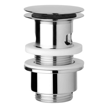 JIKA H3917100040001 - Βαλβίδα CLICK-CLACK για νιπτήρα, διάμ. 6,3 cm, γυαλιστερό χρώμιο