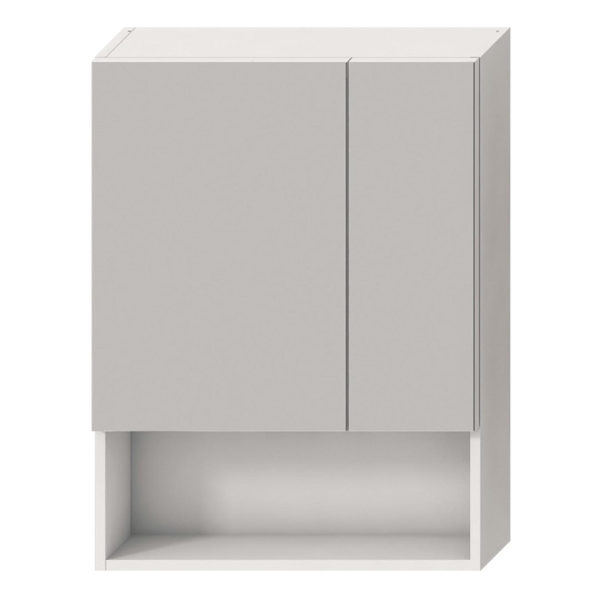 JIKA H4532410383041 - Καθρέφτης μπάνιου με ράφι LYRA 80x60 cm λευκό