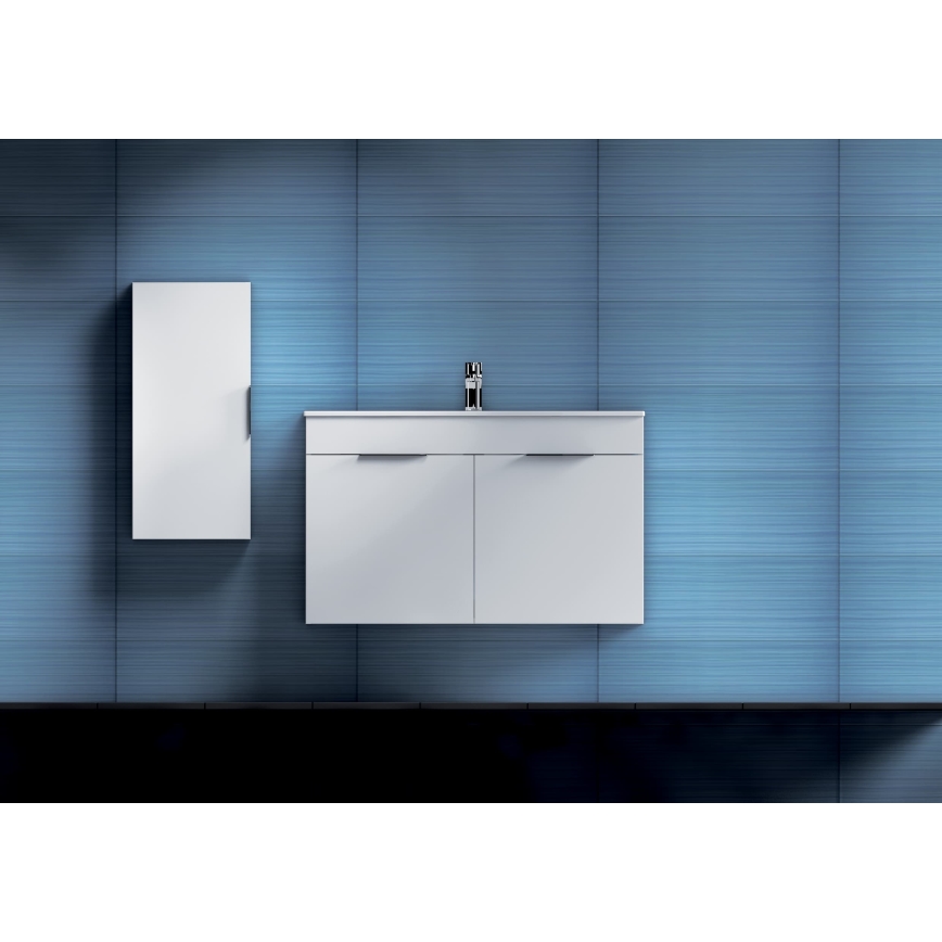 JIKA H4536011763001 - Ντουλάπι μπάνιου με νιπτήρα CUBE 60,7x65 εκ., λευκό