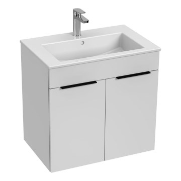 JIKA H4536011763001 - Ντουλάπι μπάνιου με νιπτήρα CUBE 60,7x65 cm λευκό