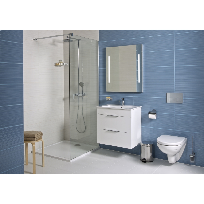 JIKA H4536021763001 - Ντουλάπι μπάνιου με νιπτήρα CUBE 60,7x65 cm λευκό