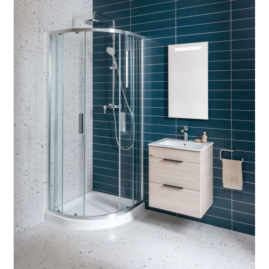 JIKA H4536021765141 - Ντουλάπι μπάνιου με νιπτήρα CUBE 60,7x65 cm σταχύ