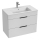 JIKA H4537621763001 - Έπιπλο μπάνιου με νιπτήρα CUBE 80 cm, λευκό
