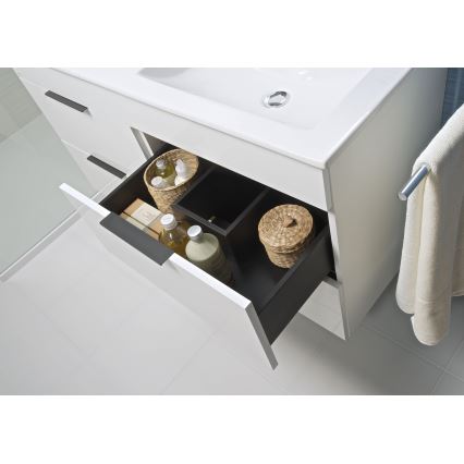 JIKA H4537621763001 - Έπιπλο μπάνιου με νιπτήρα CUBE 80 cm, λευκό