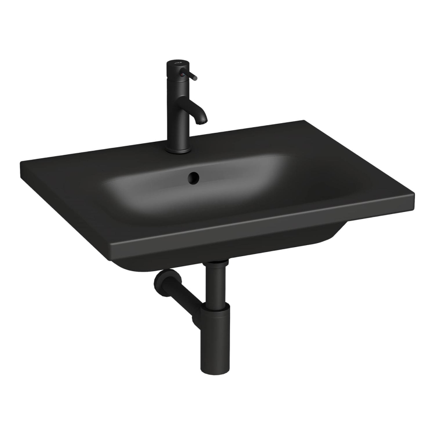JIKA H8127137161041 - Νιπτήρας κρεμαστός MIO 60x45 cm κεραμικός/ματ μαύρο