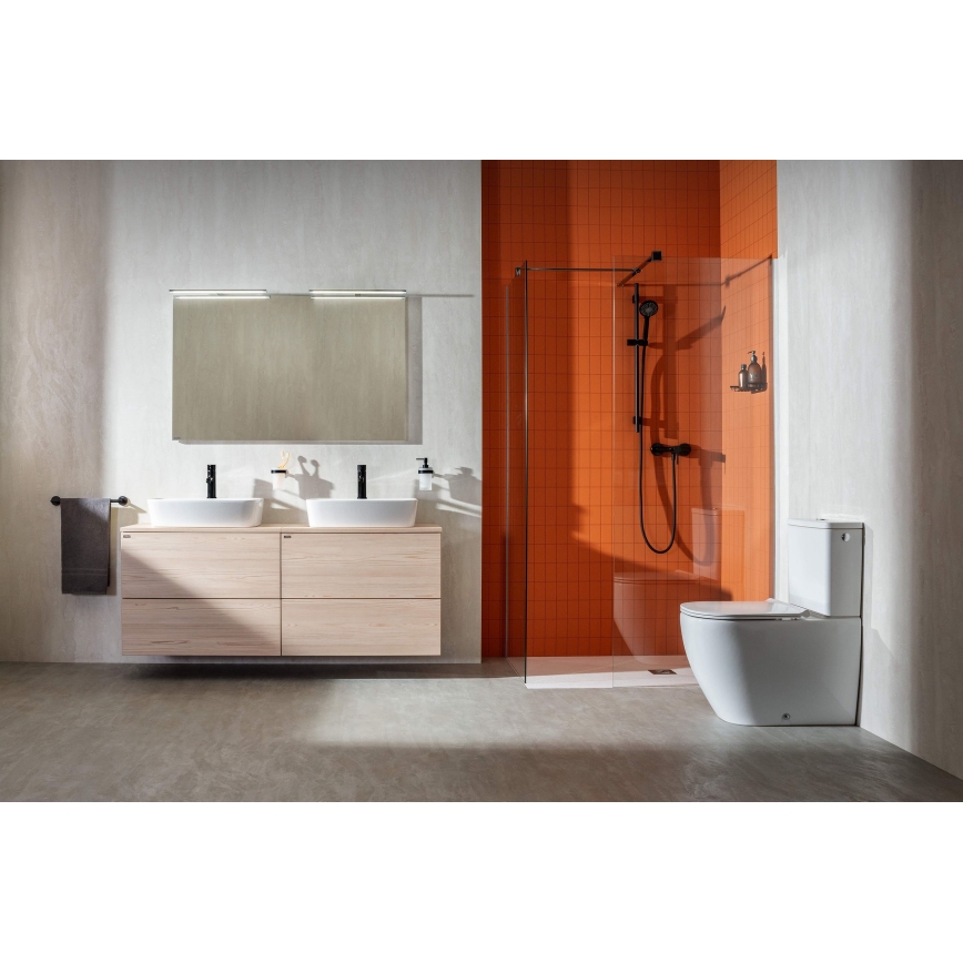 JIKA H8183820001041 - Νιπτήρας επιτραπέζιος LYRA 55x40 εκ. κεραμικός/λευκός