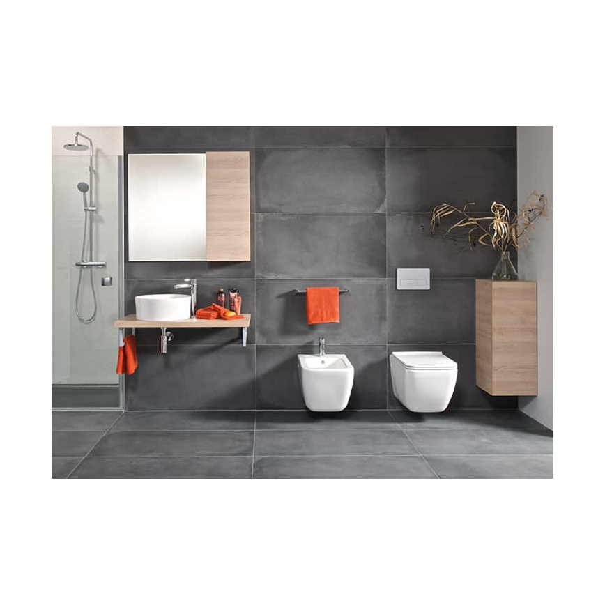 JIKA H8184200001121 - Νιπτήρας επιτραπέζιος CUBITO διάμετρος 40 εκ. κεραμικός/λευκός