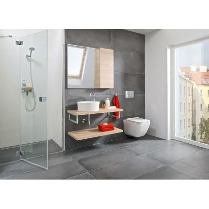 JIKA H8184200001121 - Νιπτήρας επιτραπέζιος CUBITO διάμετρος 40 εκ. κεραμικός/λευκός