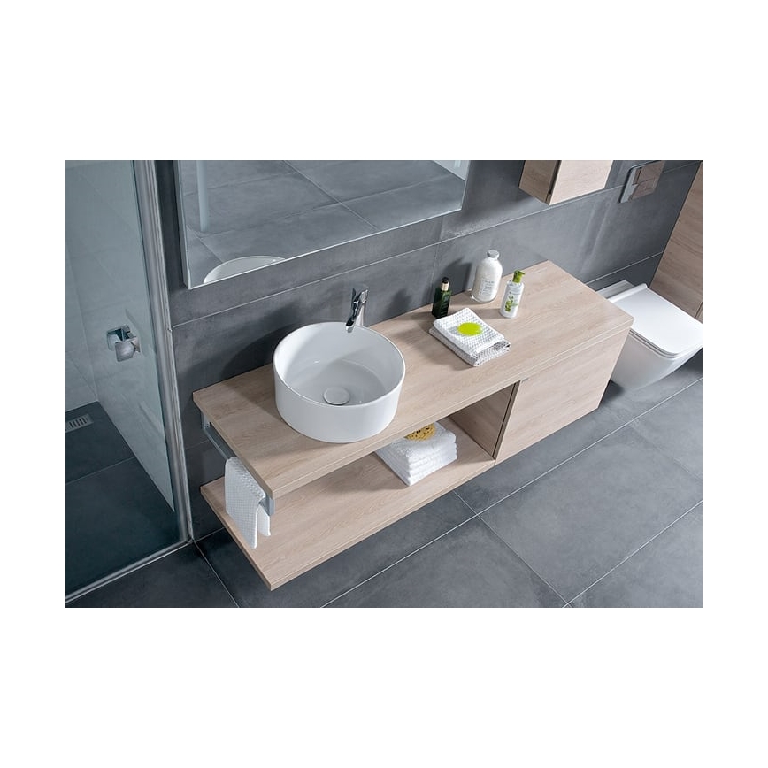 JIKA H8184200001121 - Νιπτήρας μπάνιου CUBITO διάμετρος 40 cm κεραμικός/λευκό