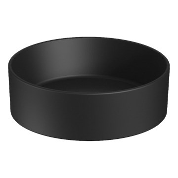 JIKA H8184207161121 - Νιπτήρας μπάνιου CUBITO διάμετρος 40 cm κεραμικός/ματ μαύρο