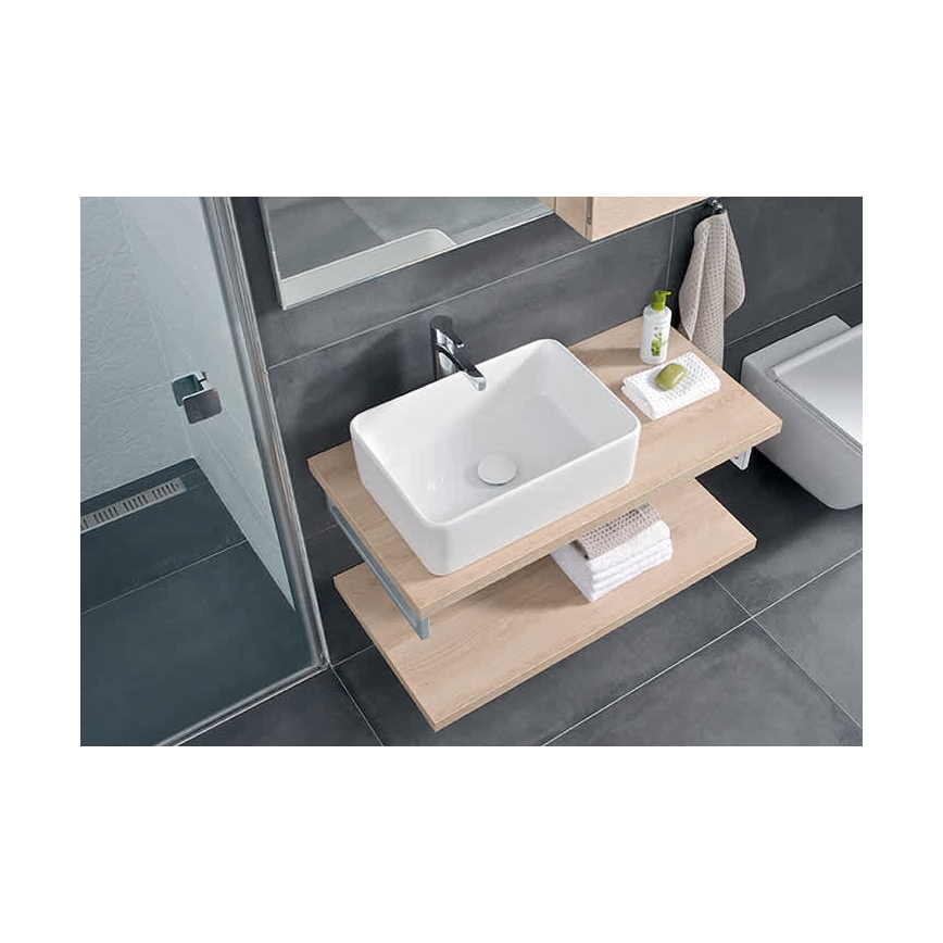 JIKA H8184230001121 - Νιπτήρας μπάνιου CUBITO 50x35 cm κεραμικός/λευκό