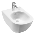 JIKA H8317121003021 - Επιτοίχιος μπιντές MIO κεραμικό/μαργαριταρένιο λευκό